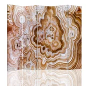 Parawany - Parawan dwustronny obrotowy FEEBY, Kamień Marmur 180x170 - miniaturka - grafika 1