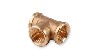 Trójnik mosięźny GW 3/4" - Łączniki, trójniki, kształtki - miniaturka - grafika 1