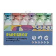 Zakreślacze - Zakreślacze pastelowe Paperdot, 6 kolorów - miniaturka - grafika 1