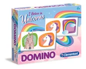 Gry planszowe - Clementoni Domino jednorożce - miniaturka - grafika 1