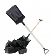 Łopaty i widły - Stalco Łopata węglowa trzon drewniany 134cm S-47444 S-47444 - miniaturka - grafika 1