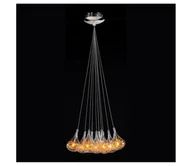 Lampy sufitowe - Searchlight 20018 - Żyrandol na lince 10xG4/20W/230V złoty - miniaturka - grafika 1