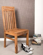 Krzesła - Krzesło z palisandru PU Brown Palisander - miniaturka - grafika 1