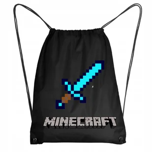Worek Szkolny Na Buty Plecak WF Minecraft + IMIĘ 2 - Plecaki worki - miniaturka - grafika 1