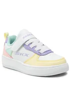 Buty dla dziewczynek - Skechers Sneakersy Sport Court 92 310156L/WMLT Biały - miniaturka - grafika 1