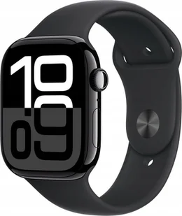 Apple Watch 10 GPS 42mm z aluminium onyksu pasek sportowy S/M Czarny - Smartwatch - miniaturka - grafika 1