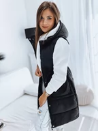 Kamizelki damskie - Kamizelka damska pikowana LADISA czarna Dstreet TY3288-M - miniaturka - grafika 1