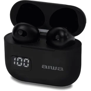 AIWA EBTW-100 TWS Czarny - Słuchawki - miniaturka - grafika 1