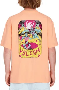t-shirt męski VOLCOM SANAIR TEE Peach Bud - Koszulki męskie - miniaturka - grafika 1