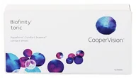 Soczewki kontaktowe - CooperVision Biofinity Toric 3 szt. Soczewki miesięczne (-3.25 dpt, Cyl. -0.75, Axis 10 & BC 8.7) - miniaturka - grafika 1