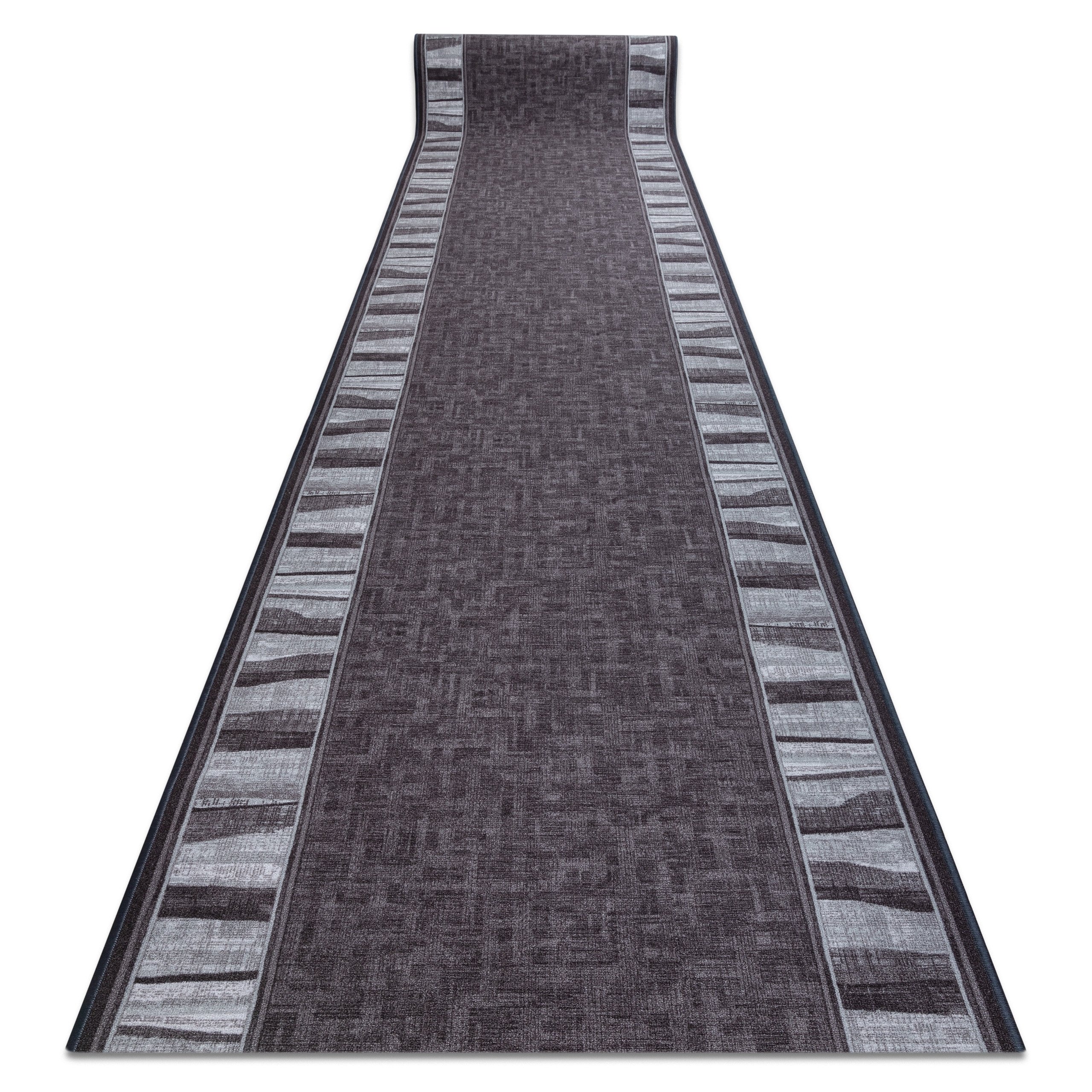 CHODNIK podgumowany LINEA szary 67cm, 67x140 cm