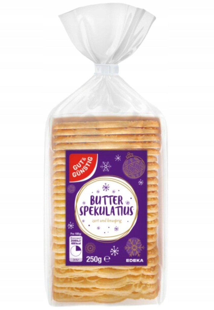 Ciastka kruche maślane z Niemiec Gut Gunstig 250 g