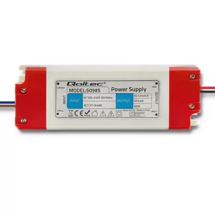 QOLTEC Zasilacz impulsowy LED IP20 | 60W | 12V | 5A - Zasilacze i transformatory - miniaturka - grafika 1