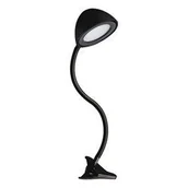 Lampy stojące - Ideus Lampka biurkowa SMD LED RONI LED BLACK CLIP 2877 - miniaturka - grafika 1