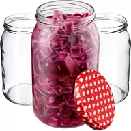 Pojemniki kuchenne - Słoiki Simo 900ml 24 szt. 82mm + wieczka "Serca" - miniaturka - grafika 1