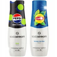 Syropy i koncentraty owocowe - Zestaw Syropów do saturatora SODASTREAM mieszanka smaków 2x440ml - miniaturka - grafika 1