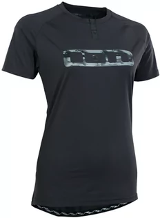 Koszulki rowerowe - ION Traze Button Koszulka z krótkim rękawem Kobiety, black EU 38 M 2020 Koszulki MTB i Downhill 47203-5060-900-38/M - grafika 1