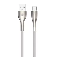 Kable USB - Kabel USB - USB Typ-C FOREVER Sleek 1 m Biały - miniaturka - grafika 1