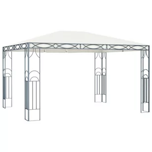 vidaXL Altana, 400 x 300 cm, kremowa - Altany ogrodowe - miniaturka - grafika 1