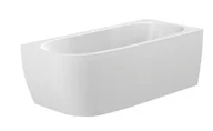 Wanny - Sanplast WALse/LUXO Wanna narożna asymetryczna prawa 160x75 cm ze stelażem STW biała 610-370-1050-01-000 - miniaturka - grafika 1