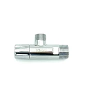 Zawory i kraniki - Fluvius Zawór kątowy z głowicą ceramiczną 1/2 x 3/8 - miniaturka - grafika 1