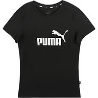 Koszulki dla dziewczynek - Puma Koszulka dziewczęca ESS logo G biała, 140 587029 - miniaturka - grafika 1