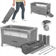 Łóżeczka i kojce - ŁÓŻECZKO TURYSTYCZNE SKŁADANE DOSTAWKA KOJEC TORBA TRANSPORTOWA NASTE - miniaturka - grafika 1