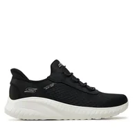 Sneakersy damskie - Sneakersy Skechers Bobs Squad Chaos-In Color 117504/BLK Czarny - miniaturka - grafika 1