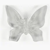 Półfabrykaty do biżuterii - Korale akrylowe Motyl 35/42 (1szt) Przeźroczysty - miniaturka - grafika 1