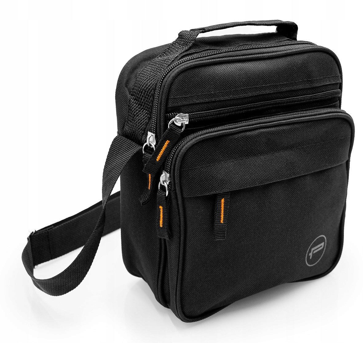 TORBA MĘSKA listonoszka na ramię 22 CZARNA