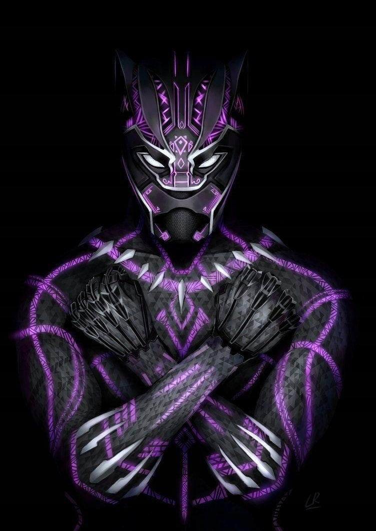 PODKŁADKA POD MYSZ Nadruk 22x18 cm Czarna Pantera Wakanda Marvel Prezent