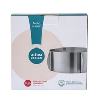 Formy do ciast - Forma do ciasta regulowana 15 x 15 x 8,5 cm srebrny - miniaturka - grafika 1