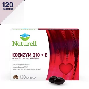 Naturell Koenzym Q10 + Witamina E 120 szt. - Suplementy diety - miniaturka - grafika 1