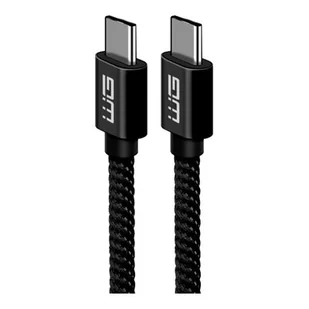 Kabel Wg Usb C Typ C Typu C wzmocniony 2m czarny - Kable USB - miniaturka - grafika 1