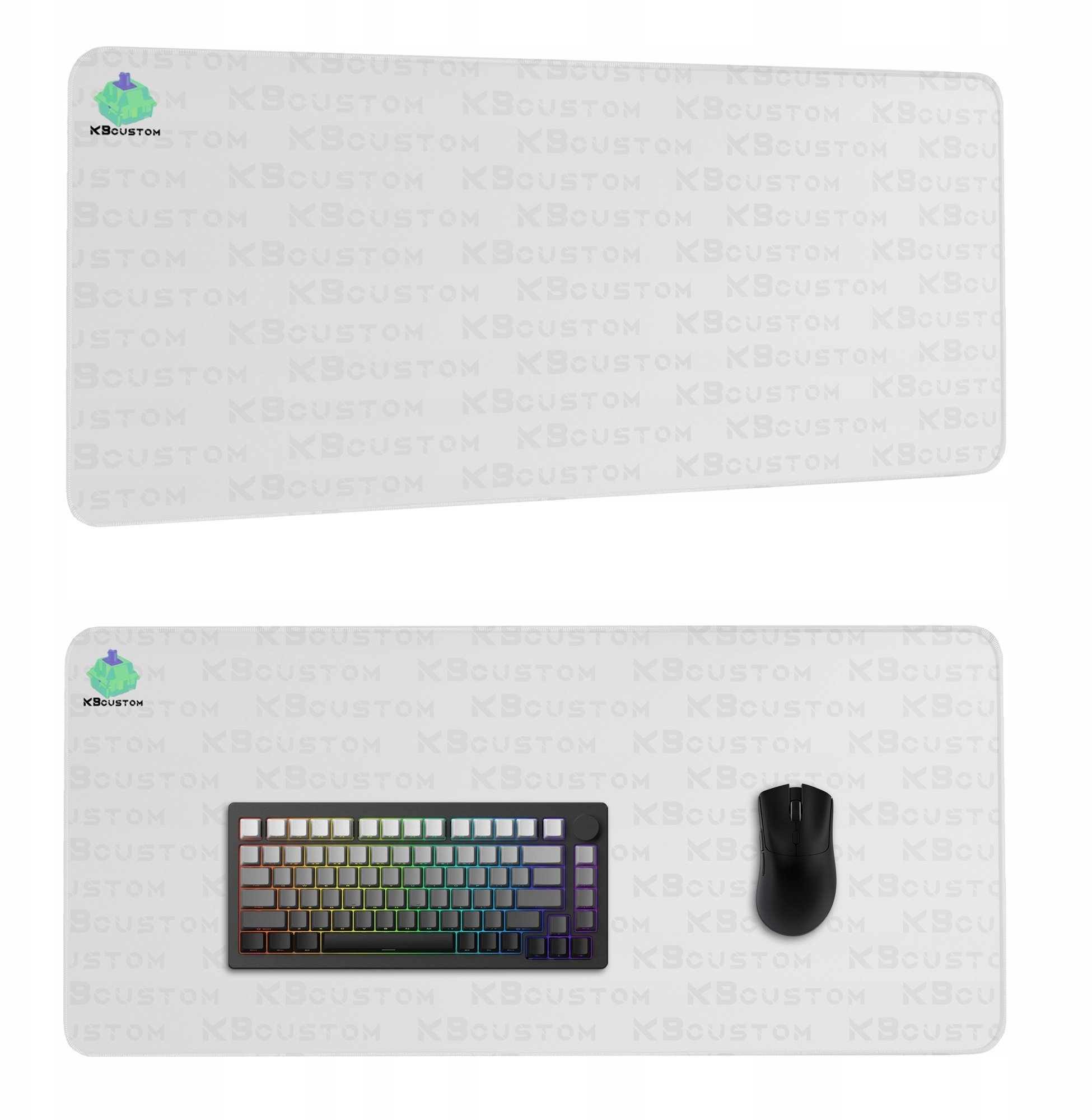 Podkładka PODKŁADKA dla GRACZY GAMINGOWA Pod Mysz Myszkę 90X40cm White Wyprzedaż