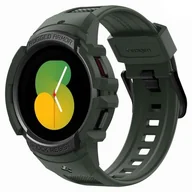 Akcesoria do smartwatchy - Pasek SPIGEN Rugged Armor Pro do Samsung Galaxy Watch 4/5  44mm) Zielony - miniaturka - grafika 1