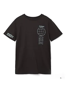 NAME IT Boy's NLMFOBE SS R TOP T-shirt, czarny/nadruk: W. ICED Aqua Print, 146/152, czarny/nadruk: z Iced Aqua Print, 146-152 - Koszulki i topy damskie - miniaturka - grafika 1