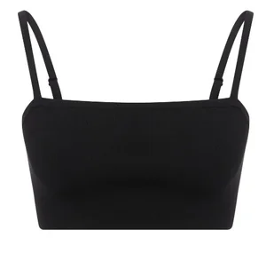 Krótki Top Bralette Calvin Klein K20K203721BEH L - Koszulki i topy damskie - miniaturka - grafika 1