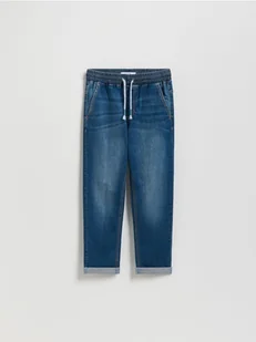Reserved - Elastyczne jeansy carrot - niebieski - Spodnie i spodenki dla chłopców - miniaturka - grafika 1