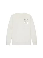 Bluzy dla dziewczynek - TOM TAILOR Bluza dziecięca dla chłopców, 32257 - szary biały (Greyish White), 128 - miniaturka - grafika 1