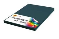 Szkolne artykuły papiernicze - Papier kolorowy A4 120g turkusowy ciemny 100 arkuszy - miniaturka - grafika 1