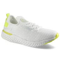 Sneakersy damskie - Białe Sneakersy Cross Jeans Damskie Lekkie Półbuty - miniaturka - grafika 1