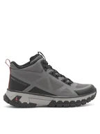 Botki damskie - BASS OUTDOOR Trapery BA12T001 Szary - miniaturka - grafika 1
