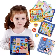 Zabawki interaktywne dla dzieci - Tooky Toy TOOKY TOY Gra Sudoku Dla Dzieci Wersja Farma TL631 - miniaturka - grafika 1