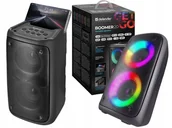 Głośniki przenośne - GŁOŚNIK PRZENOŚNY DEFENDER BOOMER 20 CZARNY 20 W BLUETOOTH USB RADIO LED - miniaturka - grafika 1