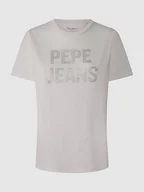 Koszulki i topy damskie - Pepe Jeans Koszulka w kolorze białym - miniaturka - grafika 1