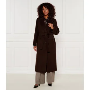 Pinko Wełniany płaszcz PANNO - Płaszcze damskie - miniaturka - grafika 1