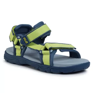 Buty dla chłopców - Sandały JACK WOLFSKIN - Seven Seas 3 K 4040061 S Lime/Blue - grafika 1