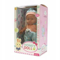 Lalki dla dziewczynek - Lalka Bobas W Ubranku 23Cm Różne Wzory Śpioszków - miniaturka - grafika 1