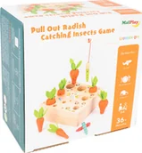 Gry planszowe - MalPlay Gra Zręcznościowa Dopasuj Marchewkę Drewniana - miniaturka - grafika 1